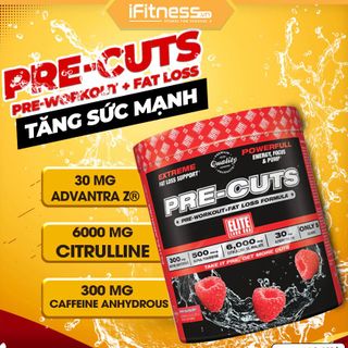 Sữa uống trước khi tập Elite Labs USA Pre Cut White Raspberry 270g