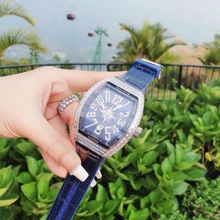 ĐỒNG HỒ NAM SIÊU CẤP CƠ THỤY SĨ PRANCK MULER VIỀN XOÀN TO XANH NAVY