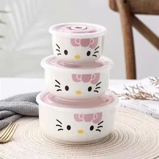 Set 3 Bát Sứ Hello Kitt (Thùng 20 Set)