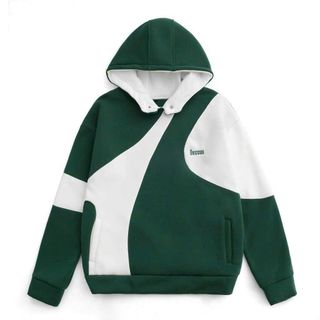 Áo Khoác Hoodie Nỉ Boxy Dessuu Hình Thêu Sắc Nét Phối Màu Đường Chỉ May Tinh Tế