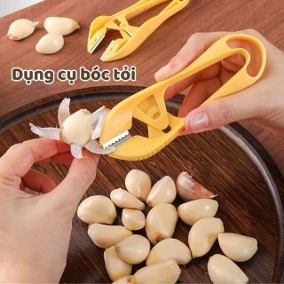Dụng Cụ Bóc Vỏ Tỏi Thép Không Gỉ Bóc Tỏi Tiện Lợi Nhanh Chóng