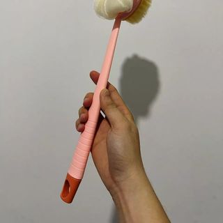 Cây bông tắm chà lưng hai mặt hình Măng Cụt mềm mại dễ thương - Cây bông tắm chà lưng Măng Cụt giá sỉ