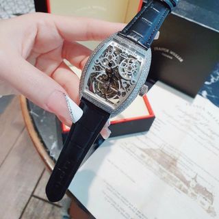 ĐỒNG HỒ NAM SIÊU CẤP CƠ THỤY SĨ PRANCK MULER LỘ MẶT VIỀN XOÀN