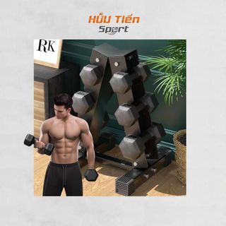 Bộ Tạ Tay Tập Thể Hình, Tạ Lục Giác Chống Đẩy 4Kg-20Kg Tập Gym Yoga Thể Thao Tại Nhà