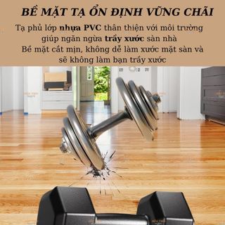 Bộ Tạ Tay Tập Thể Hình, Tạ Lục Giác Chống Đẩy 4Kg-20Kg Tập Gym Yoga Thể Thao Tại Nhà