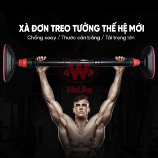 SP060-Xà đơn gắn tường thế hệ mới có chống xoay, thước cân bằng