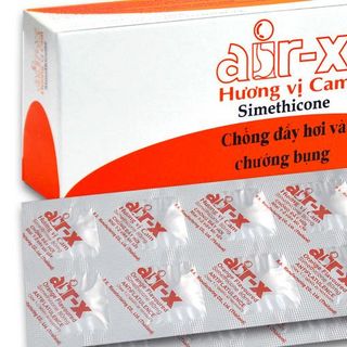 Viên nhai Air-X 80mg Hương Cam - Đầy hơi, Chướng bụng