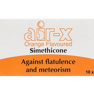 Viên nhai Air-X 80mg Hương Cam - Đầy hơi, Chướng bụng