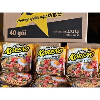 1 THÙNG 40 GÓI MÌ TRỘN HƯƠNG VỊ ĐẶC BIỆT - KORENO - PALDO