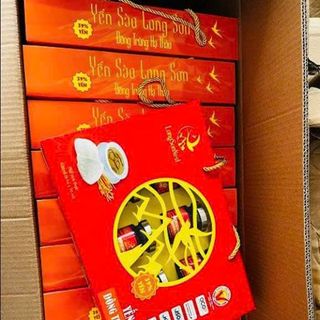 10 Hộp Nước Yến Sào Cao Cấp Long Sơn với Đông Trùng Hạ Thảo - 6 Lọ x 70ml