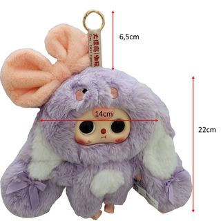 Thú nhồi bông móc khóa Baby Three - Bunny Return (Thỏ Trở Về)
