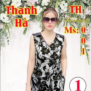 Đồ bộ Mango sát nách quần ống suông