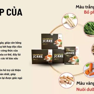 CANH DƯỠNG SINH JCare Nutritional Soup Box (8 Packs of 5g)