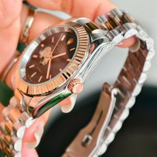 Bản cơ tự động, dây đúc, khoá gài Mã RL33 / size 41mm - dây 20mm