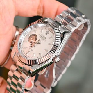 Bản cơ tự động, dây đúc, khoá gài Mã RL33 / size 41mm - dây 20mm