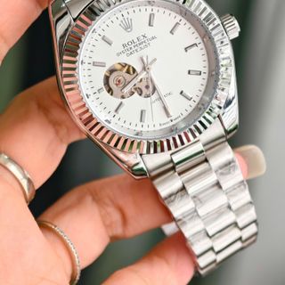 Bản cơ tự động, dây đúc, khoá gài Mã RL33 / size 41mm - dây 20mm