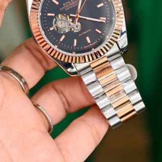 Bản cơ tự động, dây đúc, khoá gài Mã RL33 / size 41mm - dây 20mm