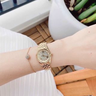 ĐỒNG HỒ NỮ CAO CẤP MICHAEL K 3690 MẶT FULL ĐÁ SIZE MINI