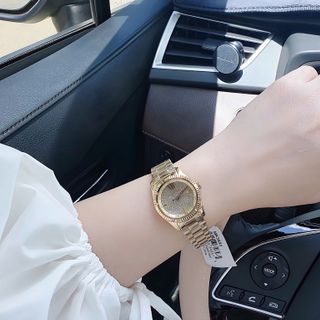 ĐỒNG HỒ NỮ CAO CẤP MICHAEL K 3690 MẶT FULL ĐÁ SIZE MINI