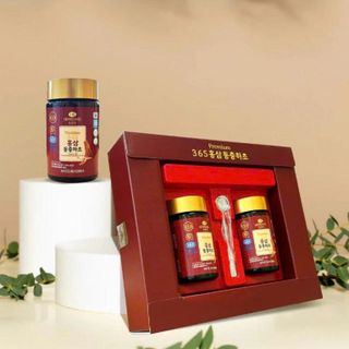 02 Lọ Cao Hồng Sâm Đông Trùng Hạ Thảo 365 Hàn Quốc hộp 2 lọ * 240g