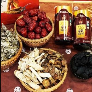 02 Lọ Cao Hồng Sâm Đông Trùng Hạ Thảo 365 Hàn Quốc hộp 2 lọ * 240g