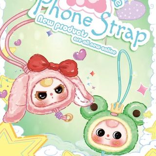 Dây đeo điện thoại Blind box Gấu bông Baby Three Mobile Phone Lanyard BABY THREE