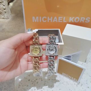 ĐỒNG HỒ NỮ CAO CẤP MICHAEL K 4711 DÂY LẮC MẶT Ổ KHOÁ