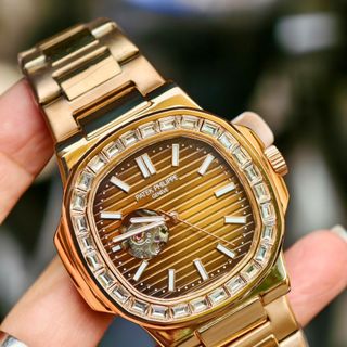 đồng hồ nam gắn đá patek