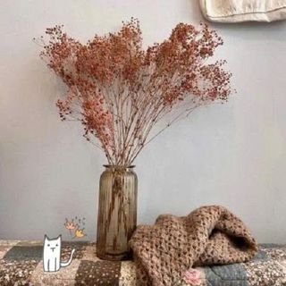 BÌNH CẮM HOA PHA LÊ MÀU HỔ PHÁCH 18CM