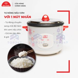 NỒI CƠM ĐIỆN 2,2L KIM CƯƠNG CHỐNG DÍNH NẮP RỜI