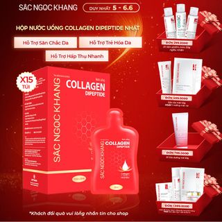 Nước Uống Collagen Dipeptide Sắc Ngọc Khang [Hộp 15 Túi]