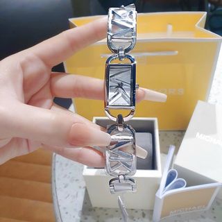 ĐỒNG HỒ NỮ CAO CẤP MICHAEL K 7406 7407 DÂY LẮC LOGO HÃNG FULLBOX