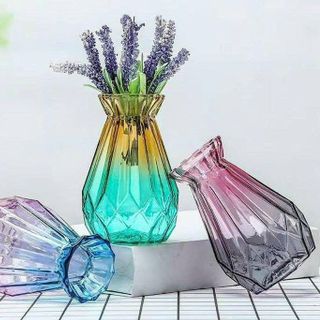 BÌNH CẮM HOA DECOR ĐA GIÁC 25CM