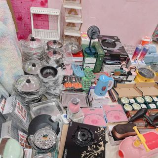 ĐỒ GIA DỤNG Kiện 200 món Gia dụng CÁC MẪU Lớn . HÀNG MỚI 100%