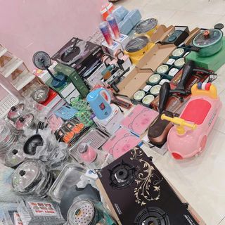 ĐỒ GIA DỤNG Kiện 200 món Gia dụng CÁC MẪU Lớn . HÀNG MỚI 100%