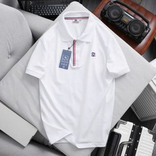 ÁO THUN CỔ BẺ THIẾT KẾ CAO CẤP FOM BODY POLO SRB01  - THỜI TRANG HC