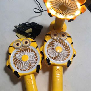 Quạt Tích Điện MiNi Hình Thú Cầm Tay, Để Bàn