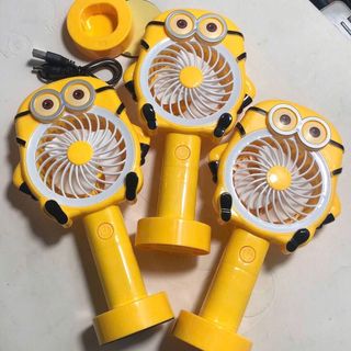 Quạt Tích Điện MiNi Hình Thú Cầm Tay, Để Bàn