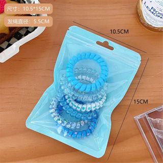 TÚI ZIP 6 CỘT TÓC LÒ XO (VAT)