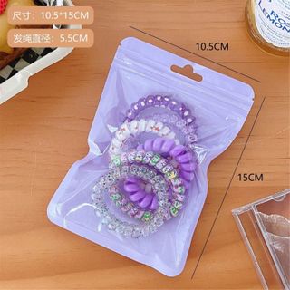 TÚI ZIP 6 CỘT TÓC LÒ XO (VAT)