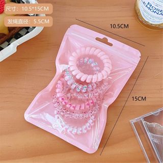 TÚI ZIP 6 CỘT TÓC LÒ XO (VAT)
