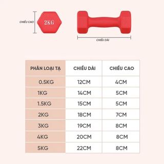 SP114 - Bộ 2 Tạ tay có hộp
