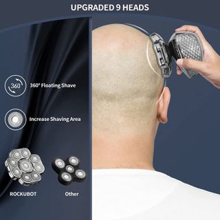 Máy cạo râu điện đa chức năng York Seiko 9 Lưỡi, Dùng Cho Người Đầu Hói - Hàng GIA DỤNG VIP