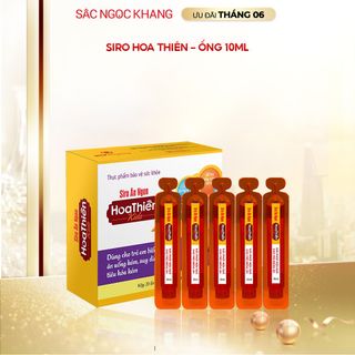 Siro Ăn Ngon Hoa Thiên Kids [Hộp 20 Ống x 10ml]