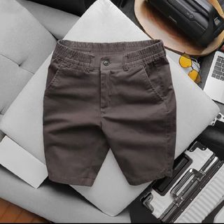 QUẦN SHORT KAKI NAM ĐAI LƯNG THUN CHẤT VẢI DÀY DẶN CO GIÃN 3 MÀU CUỐI - LÊ PHƯƠNG BOUTIQUE
