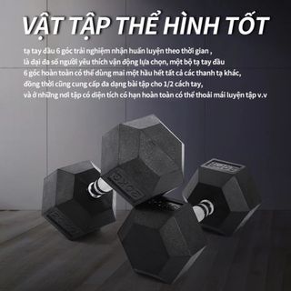 SP113 - Tạ tay đen trắng