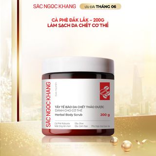 Tẩy Tế Bào Chết Cà Phê Cho Cơ Thể [Hộp 200g]