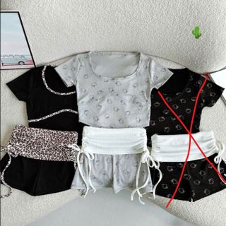 SET ÁO VIỀN KÈM QUẦN BẢN LỚN RÚT DÂY - LÊ PHƯƠNG BOUTIQUE