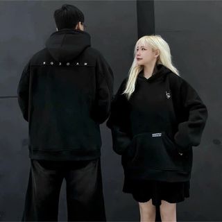 Áo Hoodie in NQ30 AM Form Rộng Nam Nữ Unisex