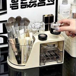 HỘP PHỤ KIỆN 2 NGĂN ỐNG BÚT XOAY